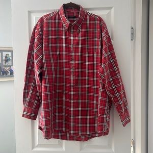 Burberry checked long sleeve men’s shirt